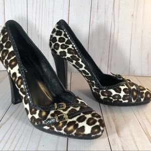 Karen Millen animal print pumps size 8.5